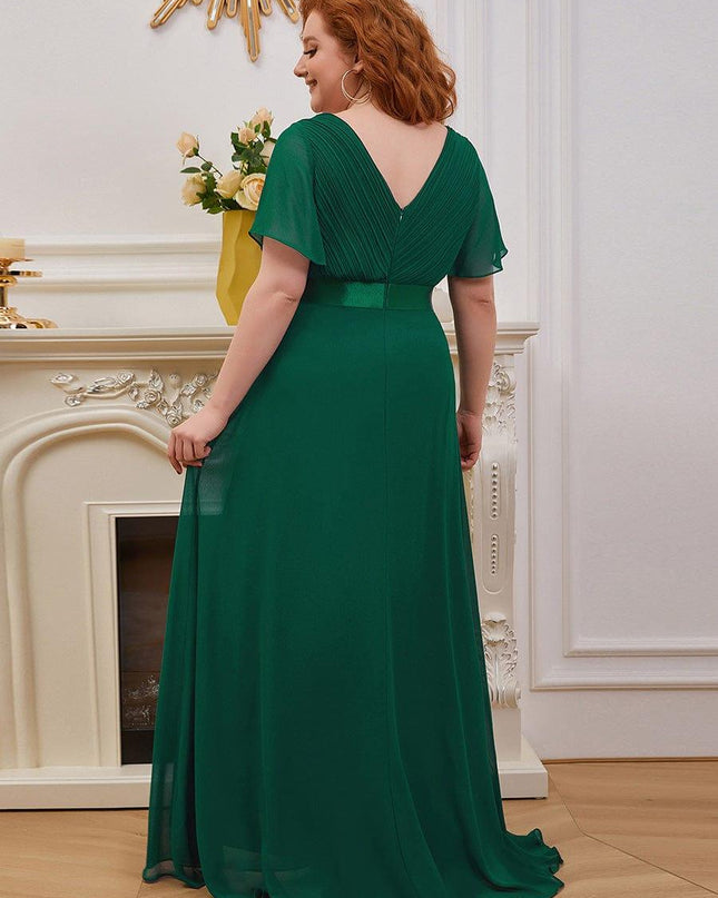 Larissa | Empire Waist Flutter Sleeve Bridesmaid Dress