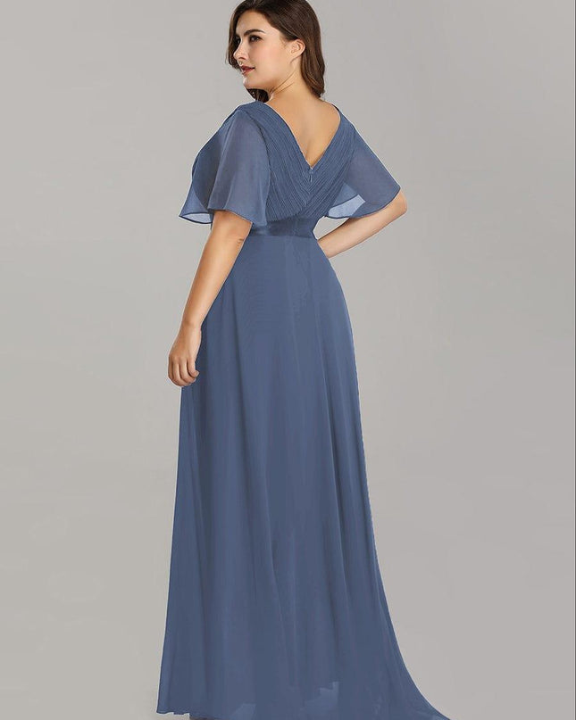 Larissa | Empire Waist Flutter Sleeve Bridesmaid Dress