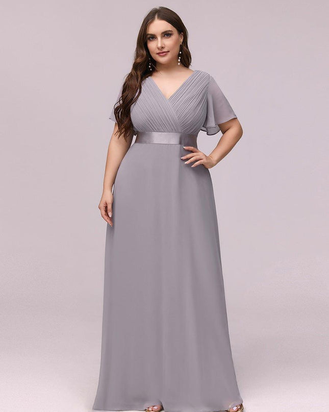 Larissa | Empire Waist Flutter Sleeve Bridesmaid Dress