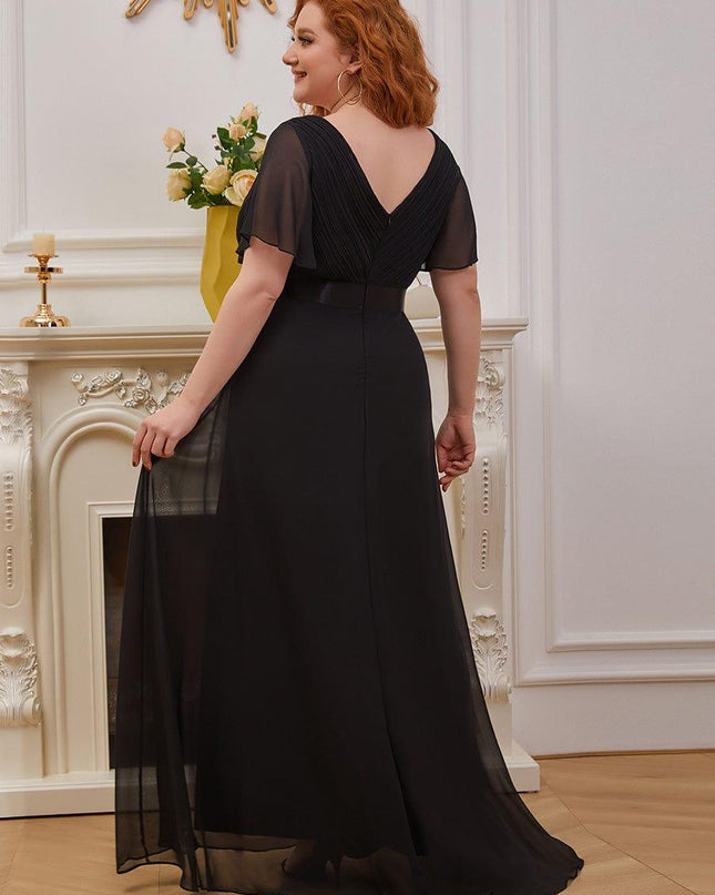 Larissa | Empire Waist Flutter Sleeve Bridesmaid Dress