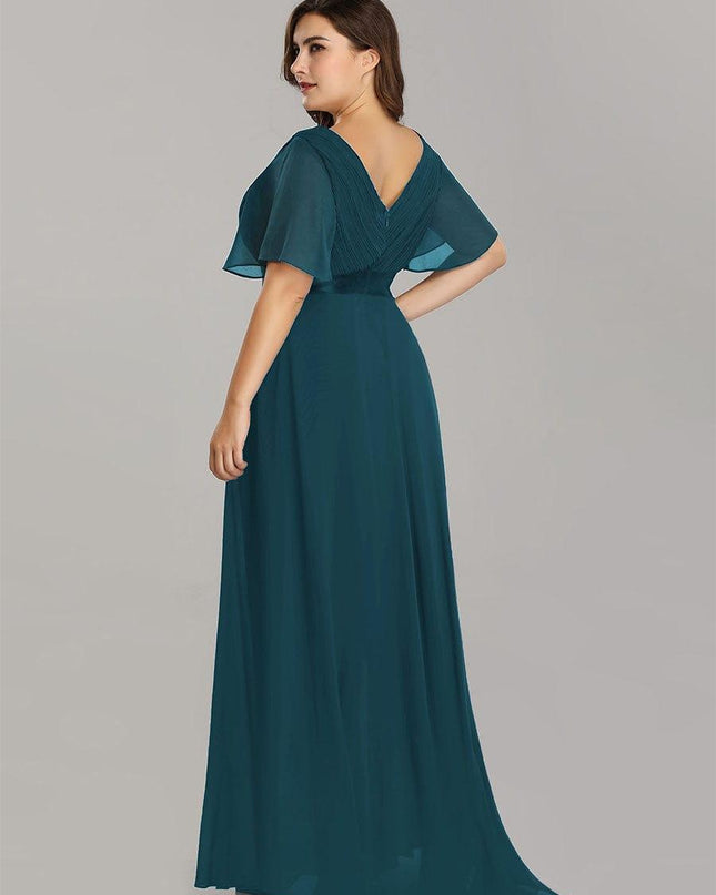 Larissa | Empire Waist Flutter Sleeve Bridesmaid Dress