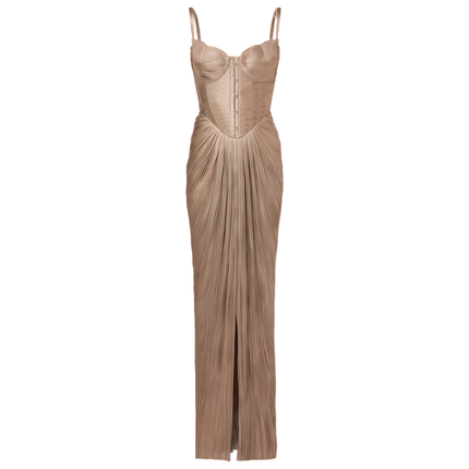 Margaux | Fitted Corset Wedding Guest Maxi Dress