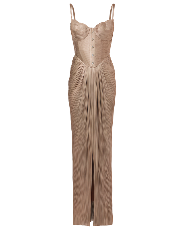 Margaux | Fitted Corset Wedding Guest Maxi Dress