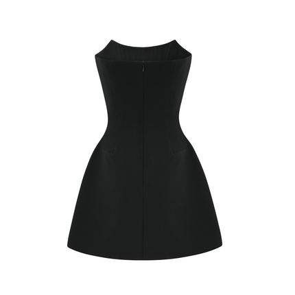 Marina | Sleeveless Off Shoulder Embellished Prom Dress