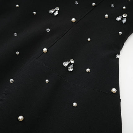Marina | Sleeveless Off Shoulder Embellished Prom Dress