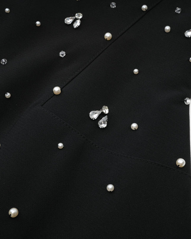 Marina | Sleeveless Off Shoulder Embellished Prom Dress