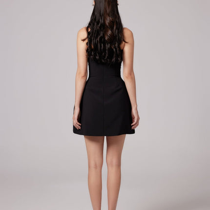 Marina | Sleeveless Off Shoulder Embellished Prom Dress