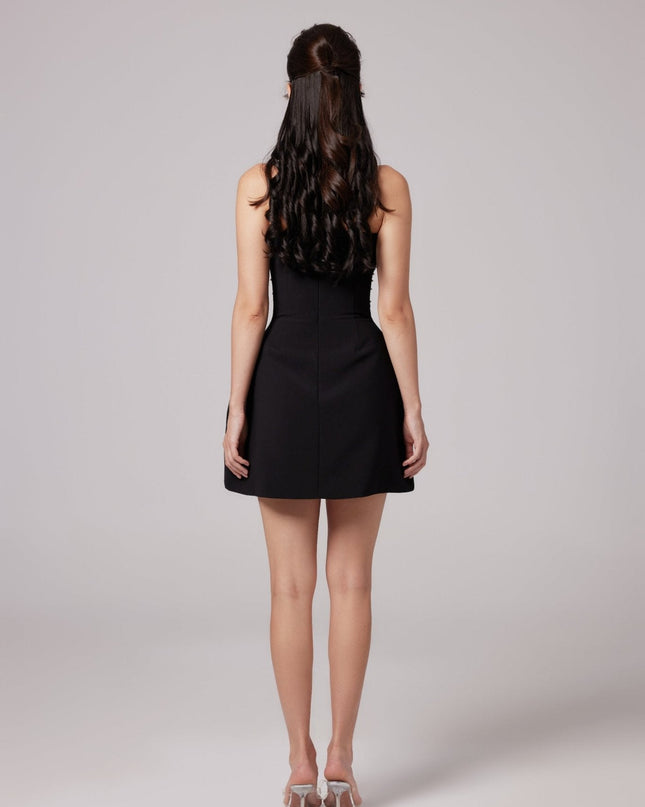 Marina | Sleeveless Off Shoulder Embellished Prom Dress