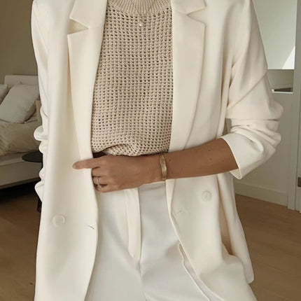 Millicent | Slim Fit Hollow Knit Tank Top Holiday Clothes