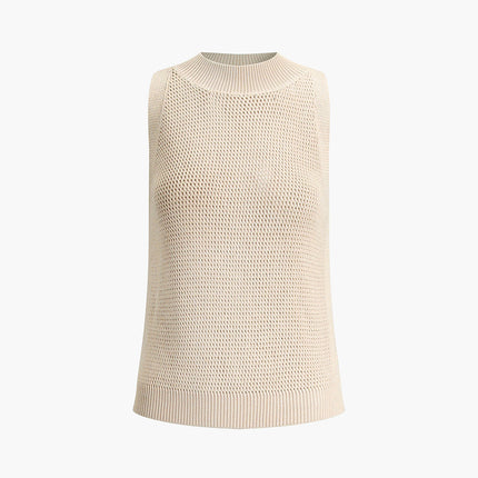 Millicent | Slim Fit Hollow Knit Tank Top Holiday Clothes