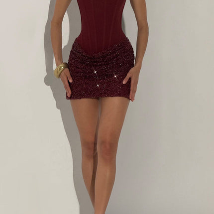 Molly | Fitted Sequin Mini Dress Concert Outfit