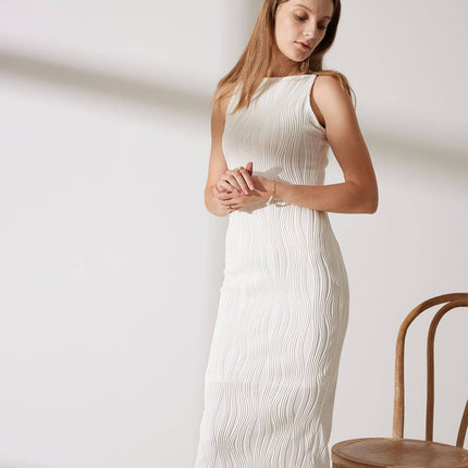 Morgan | Fitted Textured Cami Summer Dress