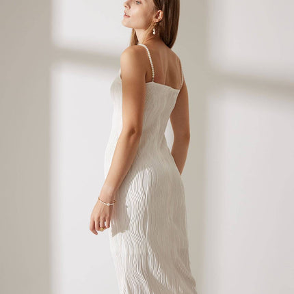 Morgan | Fitted Textured Cami Summer Dress