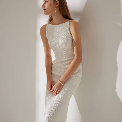 Morgan | Fitted Textured Cami Summer Dress