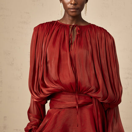 Morgan | Pleated Ruffled Mini Dress Concert Outfit