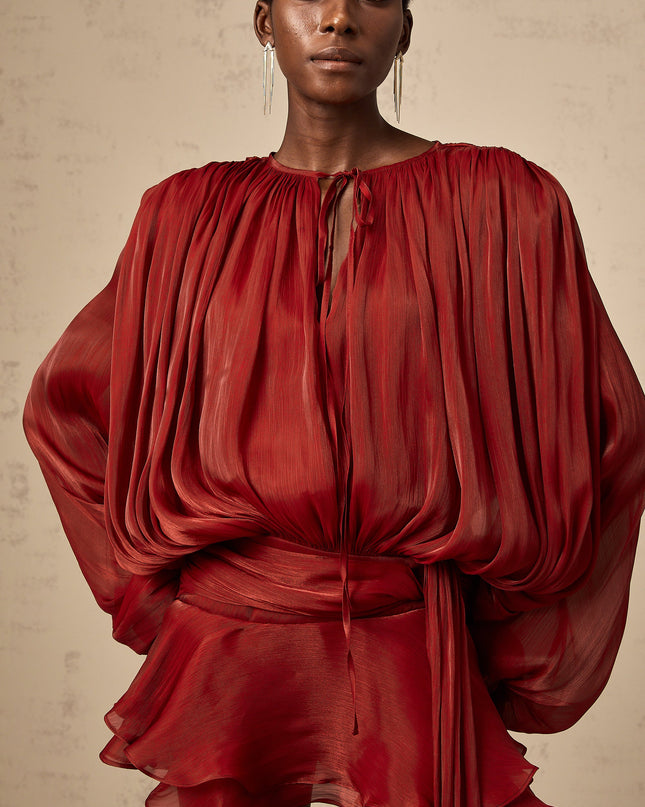 Morgan | Pleated Ruffled Mini Dress Concert Outfit