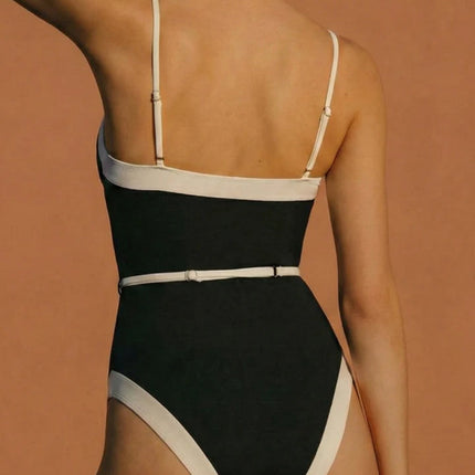 Nicole | Summer High-Cut Stretch One-Piece Swimsuit
