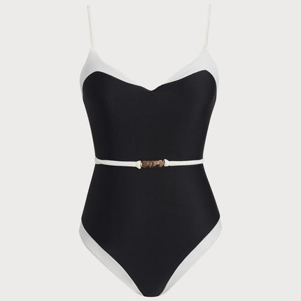 Nicole | Summer High-Cut Stretch One-Piece Swimsuit