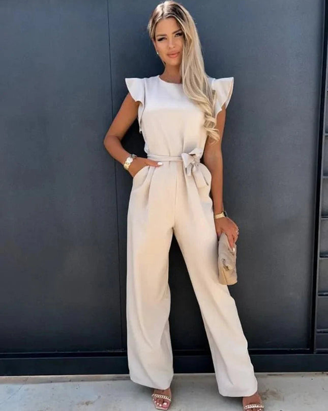 Nivara |  Ruffled Sleeve Jumpsuit 5