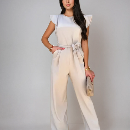 Nivara |  Ruffled Sleeve Jumpsuit 0