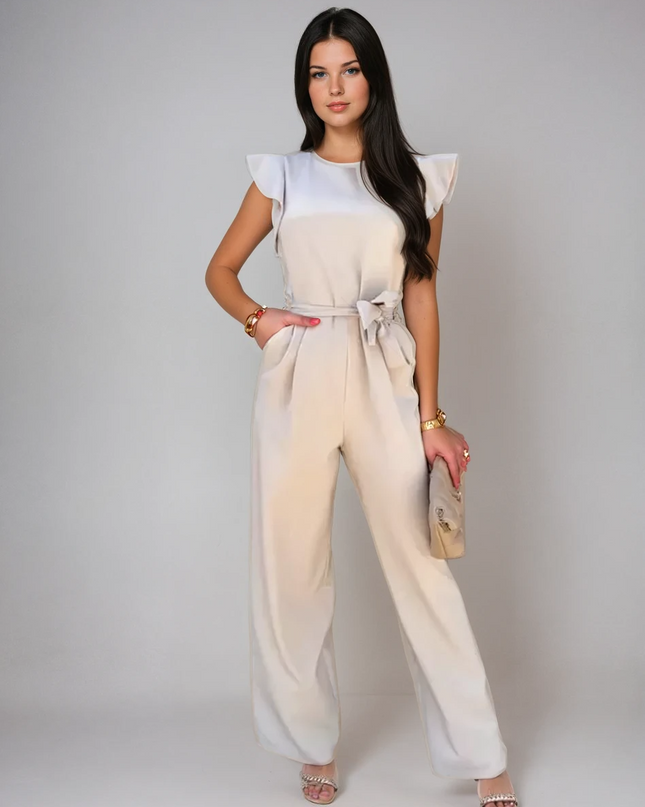 Nivara |  Ruffled Sleeve Jumpsuit 0