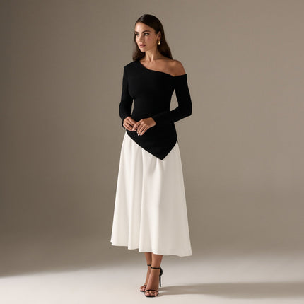 Noreen | A-Line Long Sleeve Wedding Guest Dress