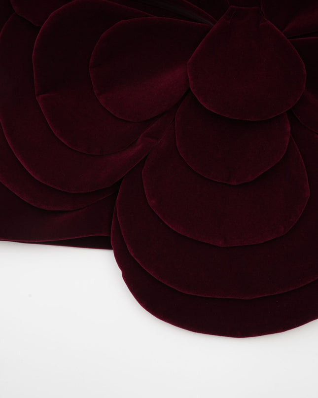 Olivia | Off Shoulder Floral Appliqué Mini Dress