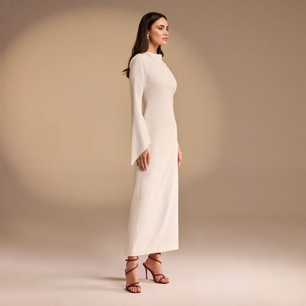 Paige | Flared Sleeve Longline Maxi Dress