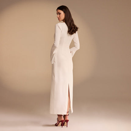 Paige | Flared Sleeve Longline Maxi Dress