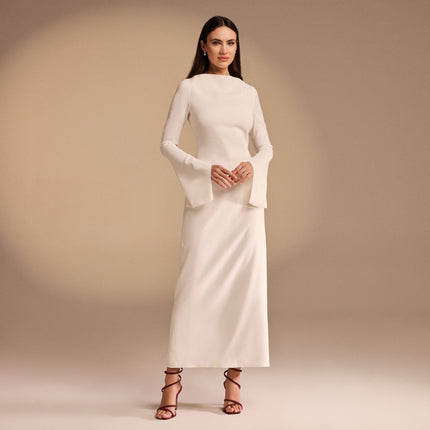 Paige | Flared Sleeve Longline Maxi Dress