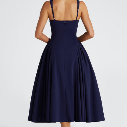 Penelope | Fitted Midi Wedding Guest Dress