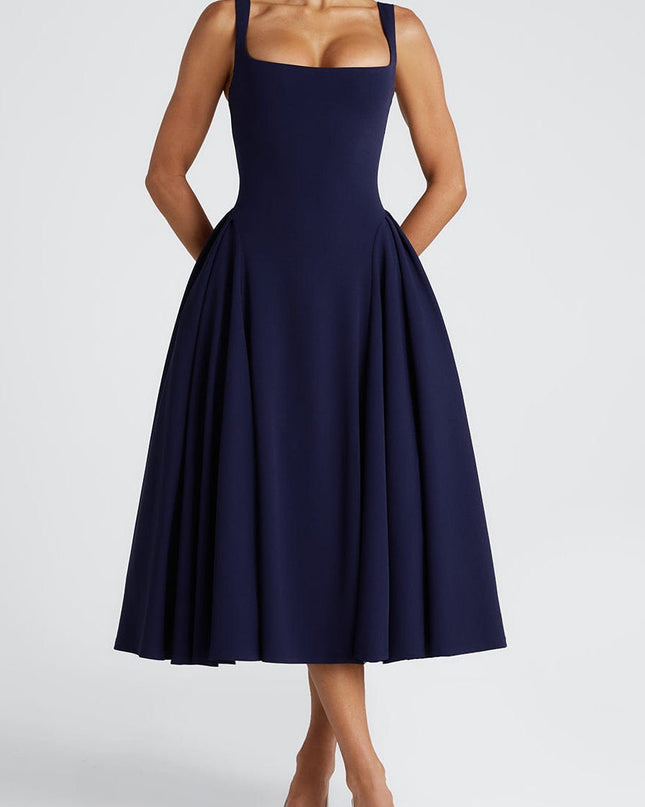 Penelope | Fitted Midi Wedding Guest Dress