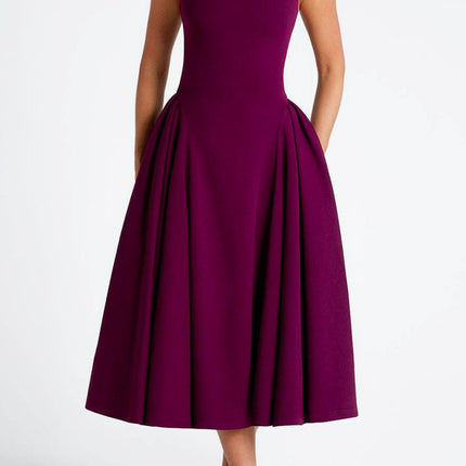 Penelope | Fitted Midi Wedding Guest Dress