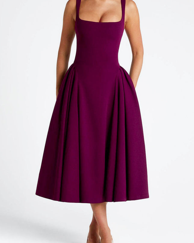 Penelope | Fitted Midi Wedding Guest Dress