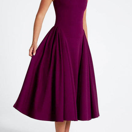 Penelope | Fitted Midi Wedding Guest Dress