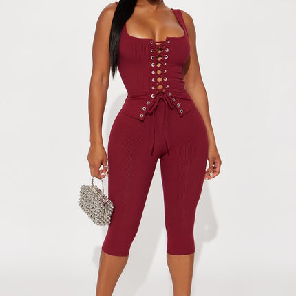 Phoebe | Concert Outfit Corset Capri Legging Set