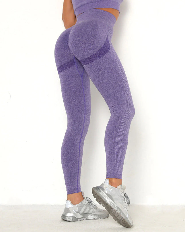 Apex | Seamless Leggings – Bold Colour, Seamless Power - Medium Purple