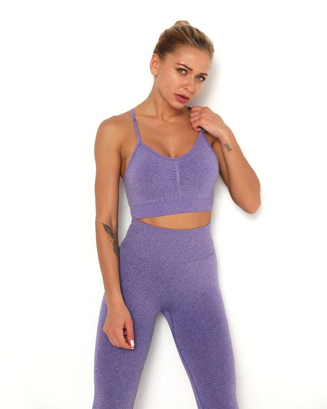Apex | Seamless Sports Bra – Elevate Your Activewear - Medium Purple