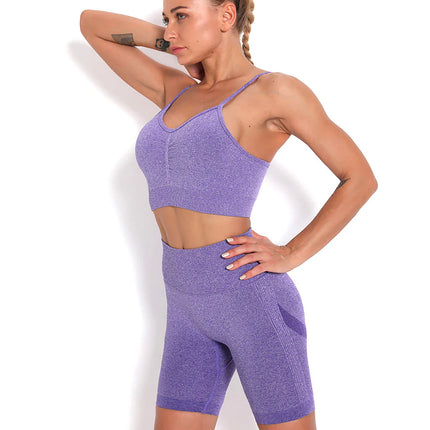 Apex | Seamless Shorts for Women – Energise Your Movement - Medium Purple