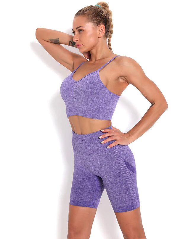 Apex | Seamless Shorts for Women – Energise Your Movement - Medium Purple