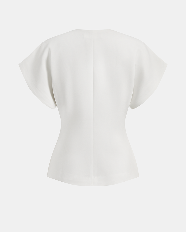 Ramona | Relaxed Fit V-Neck Button-Down Blouse