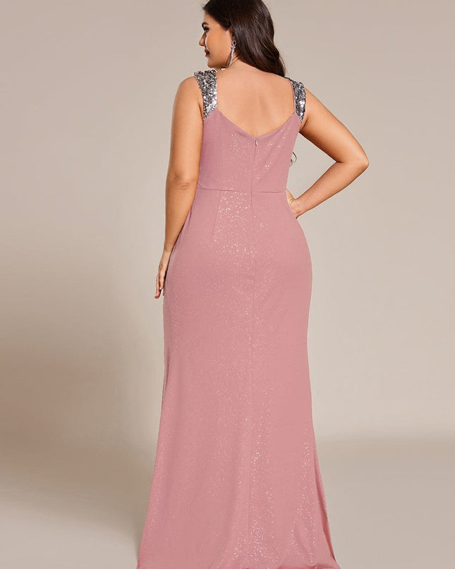 Rebecca | Bodycon V-Neck Sleeveless Evening Dress