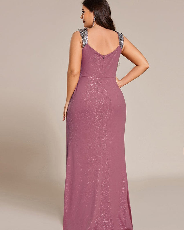 Rebecca | Bodycon V-Neck Sleeveless Evening Dress