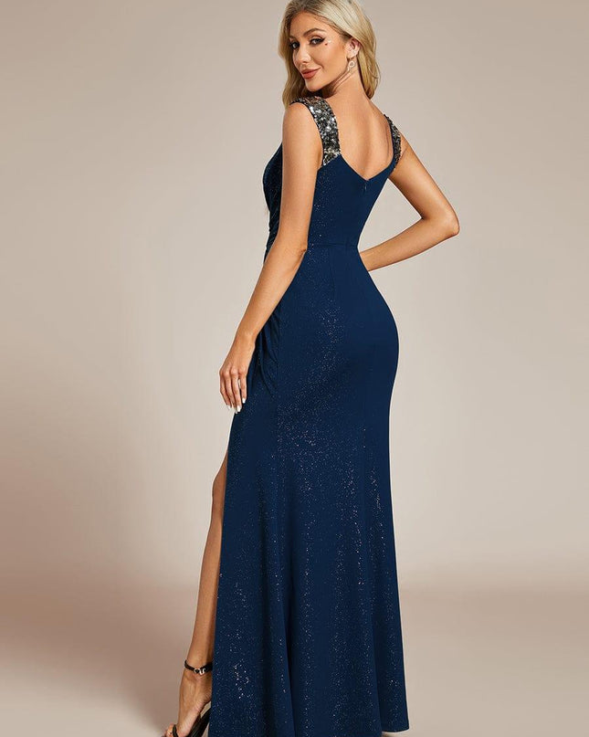 Rebecca | Bodycon V-Neck Sleeveless Evening Dress
