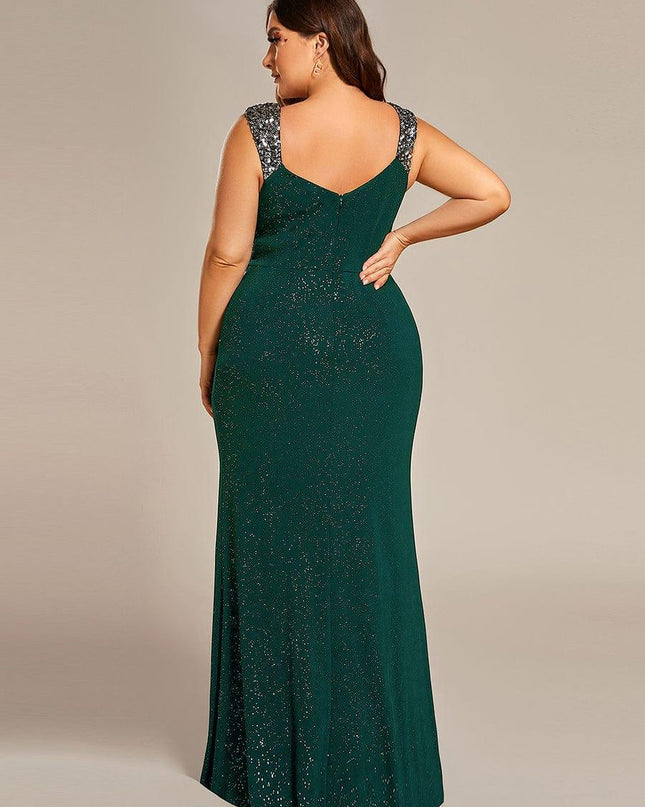 Rebecca | Bodycon V-Neck Sleeveless Evening Dress