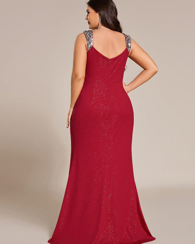 Rebecca | Bodycon V-Neck Sleeveless Evening Dress