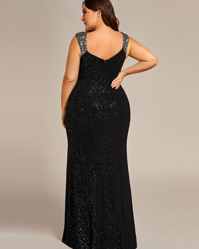 Rebecca | Bodycon V-Neck Sleeveless Evening Dress