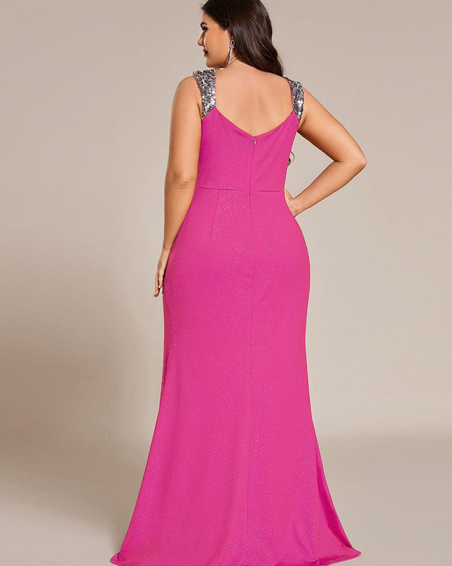 Rebecca | Bodycon V-Neck Sleeveless Evening Dress