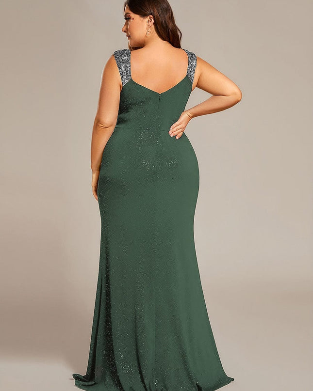 Rebecca | Bodycon V-Neck Sleeveless Evening Dress