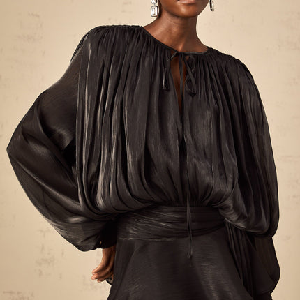 Reese | Pleated Ruffled Mini Dress Concert Outfit